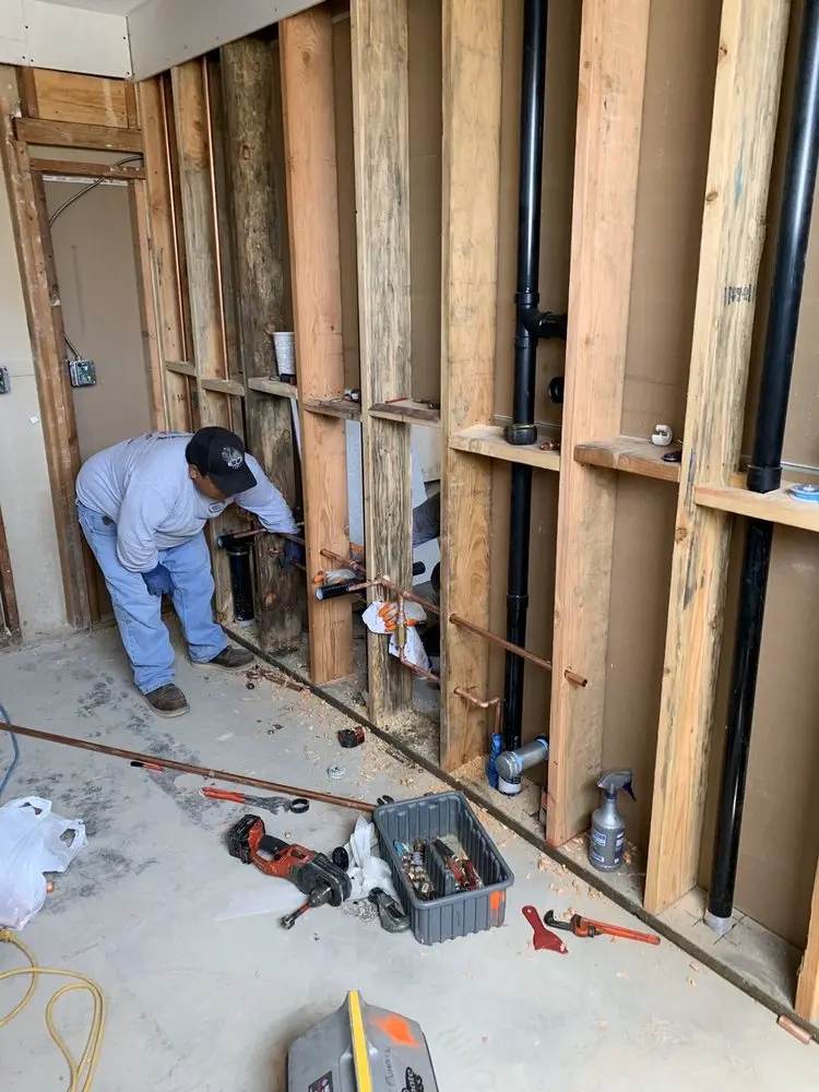 Commercial rough-in plumbing for Water Heater Replacement in Nutley